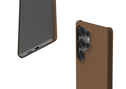 Basic Brown Snap Case in Gloss - Samsung Galaxy S25 Series