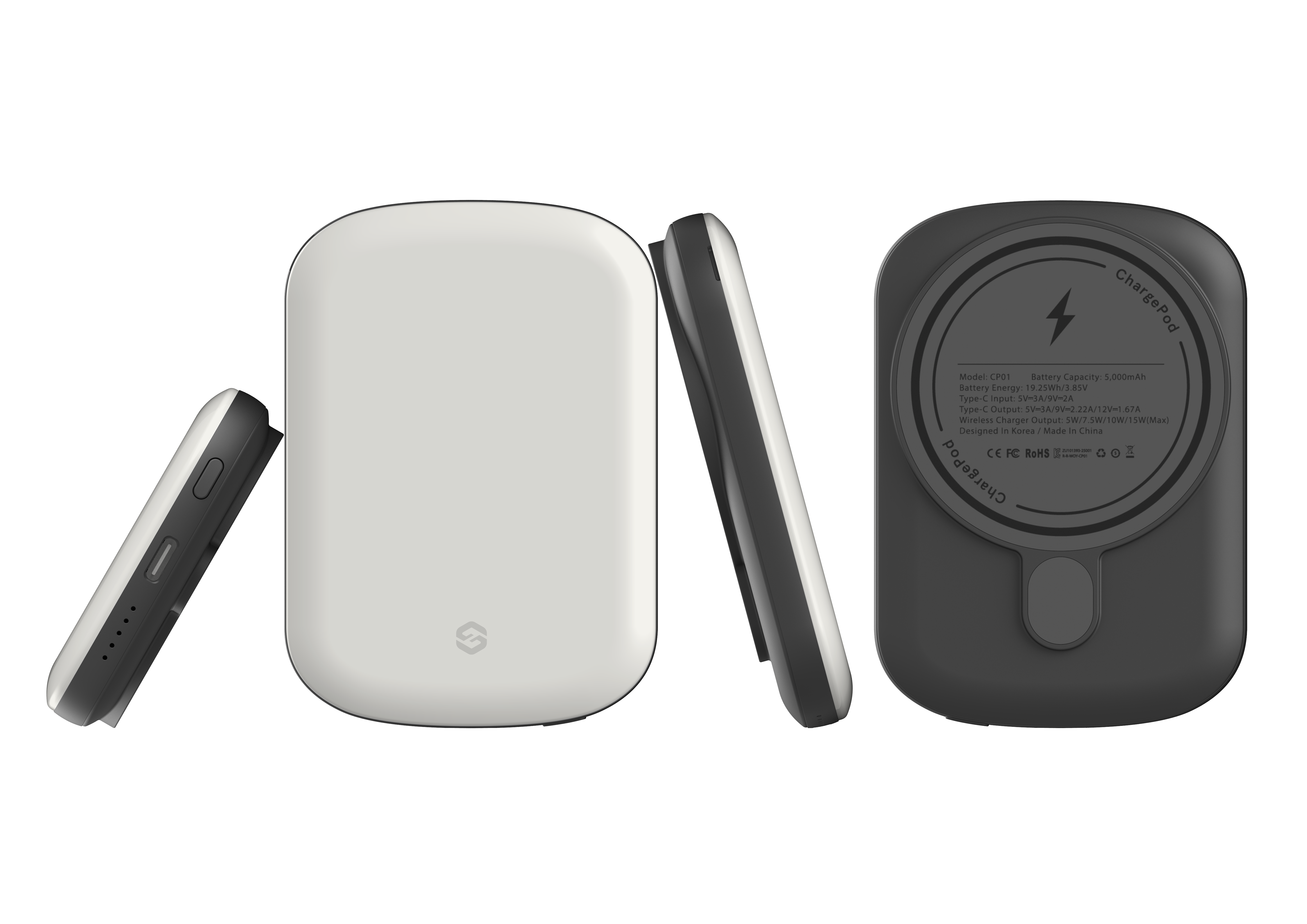 Frosty White MagSafe Power Bank