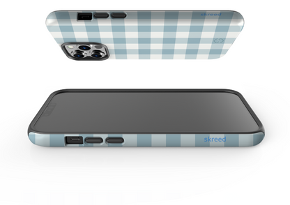 Teal Check Case - iPhone 13 Series