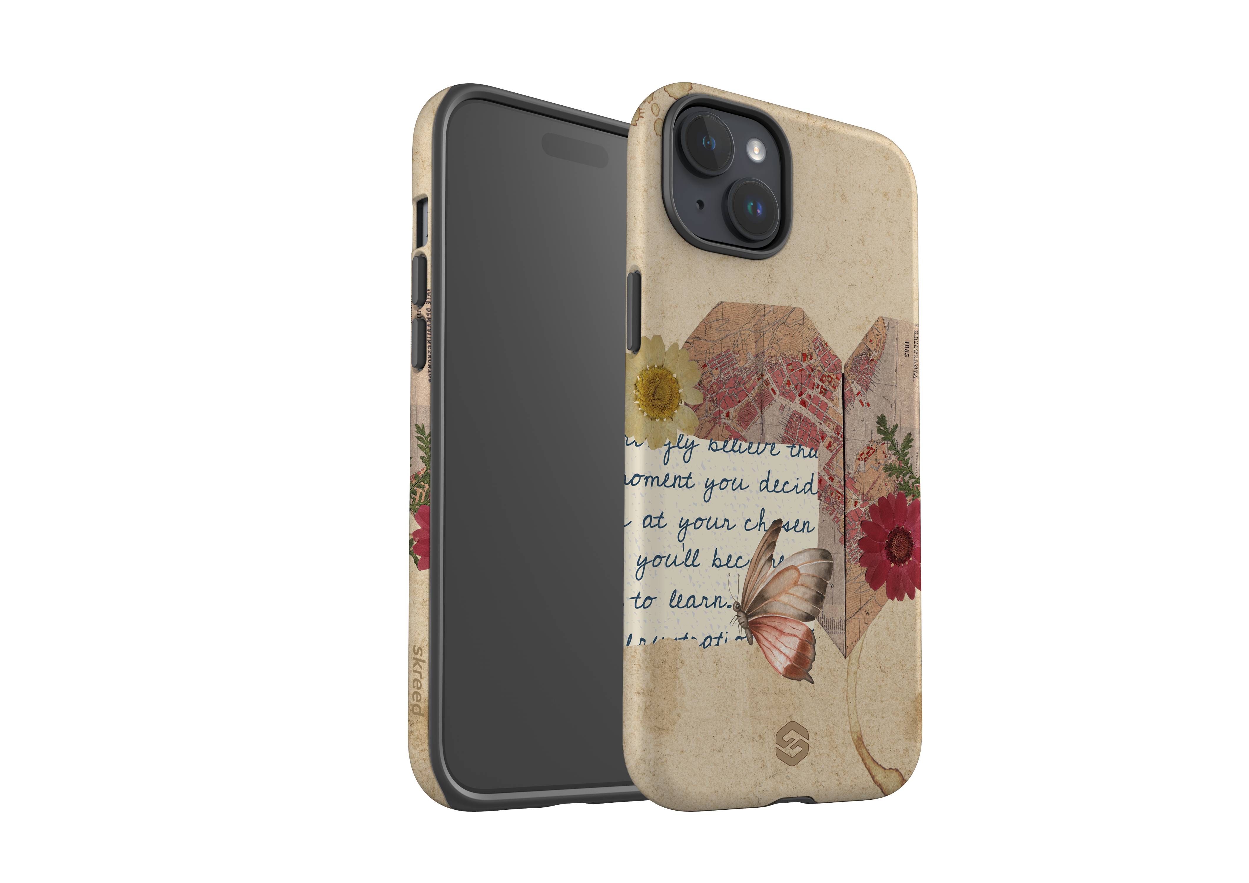 Vintage Journal Case - iPhone 15 Series