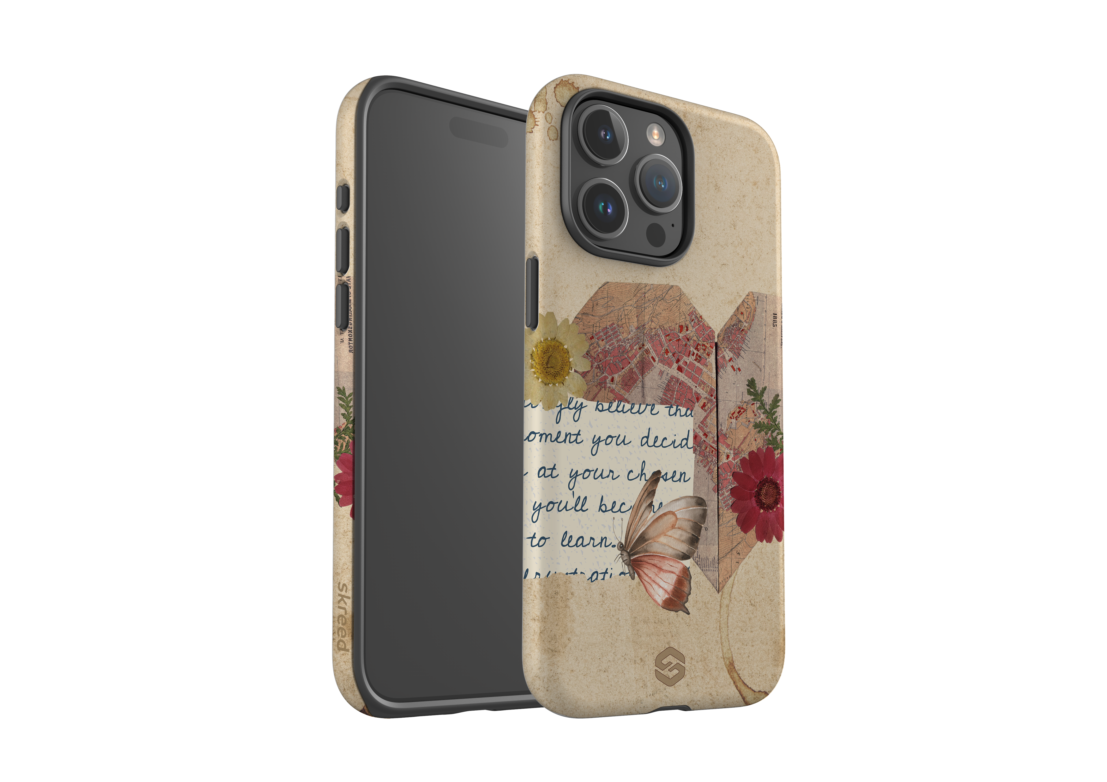 Vintage Journal Case - iPhone 15 Series