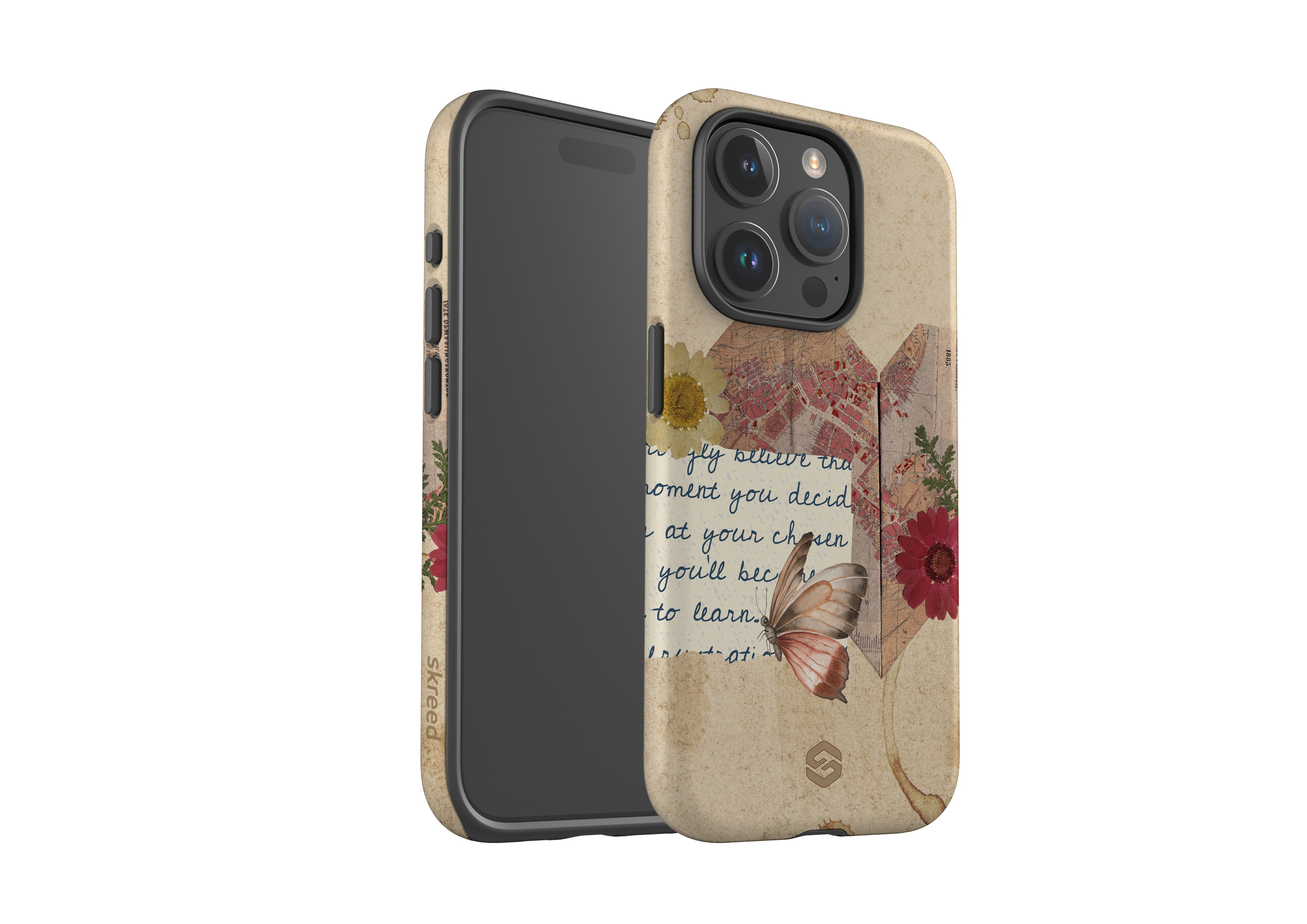 Vintage Journal Case - iPhone 15 Series