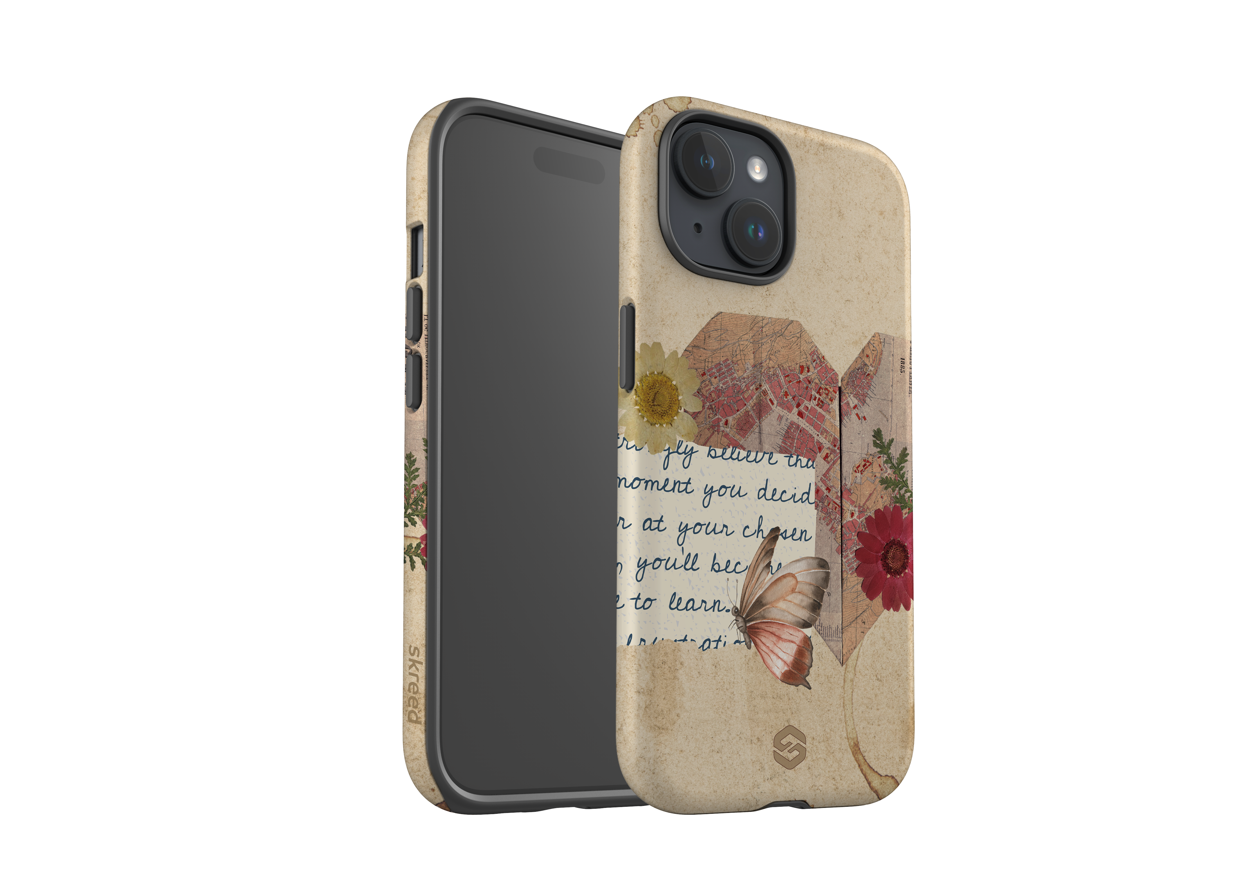 Vintage Journal Case - iPhone 15 Series