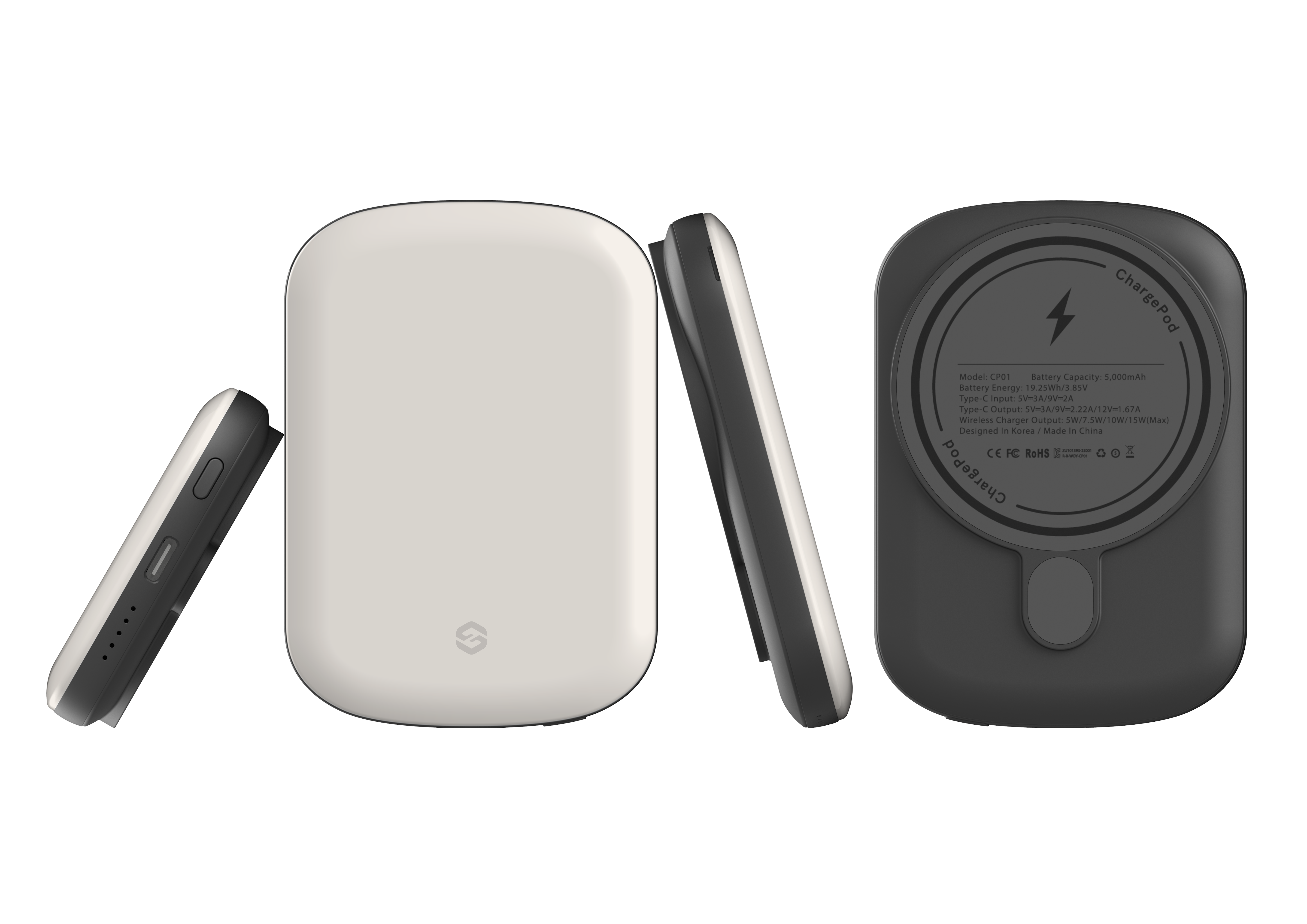 Frosty White MagSafe Power Bank