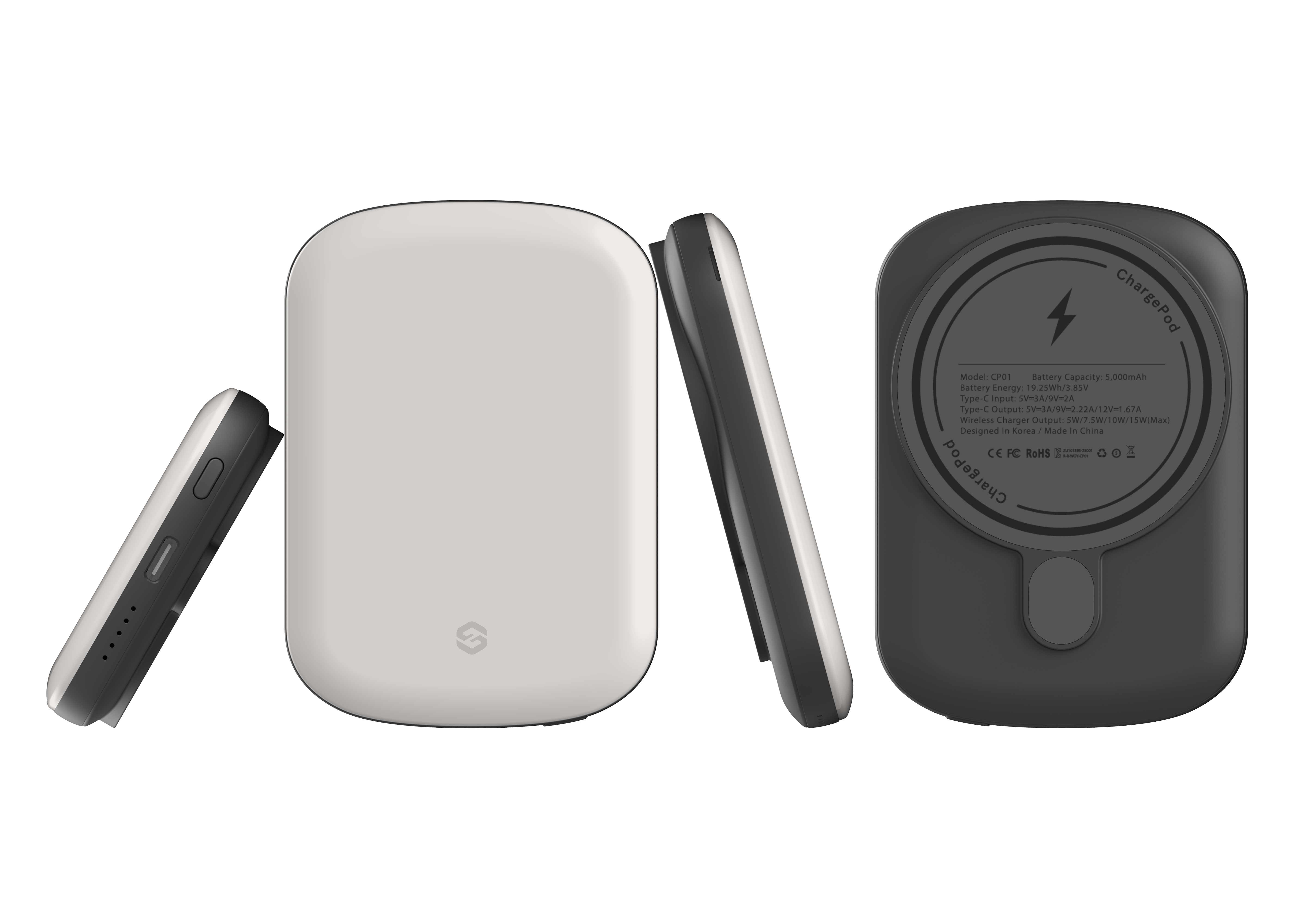 Frosty White MagSafe Power Bank