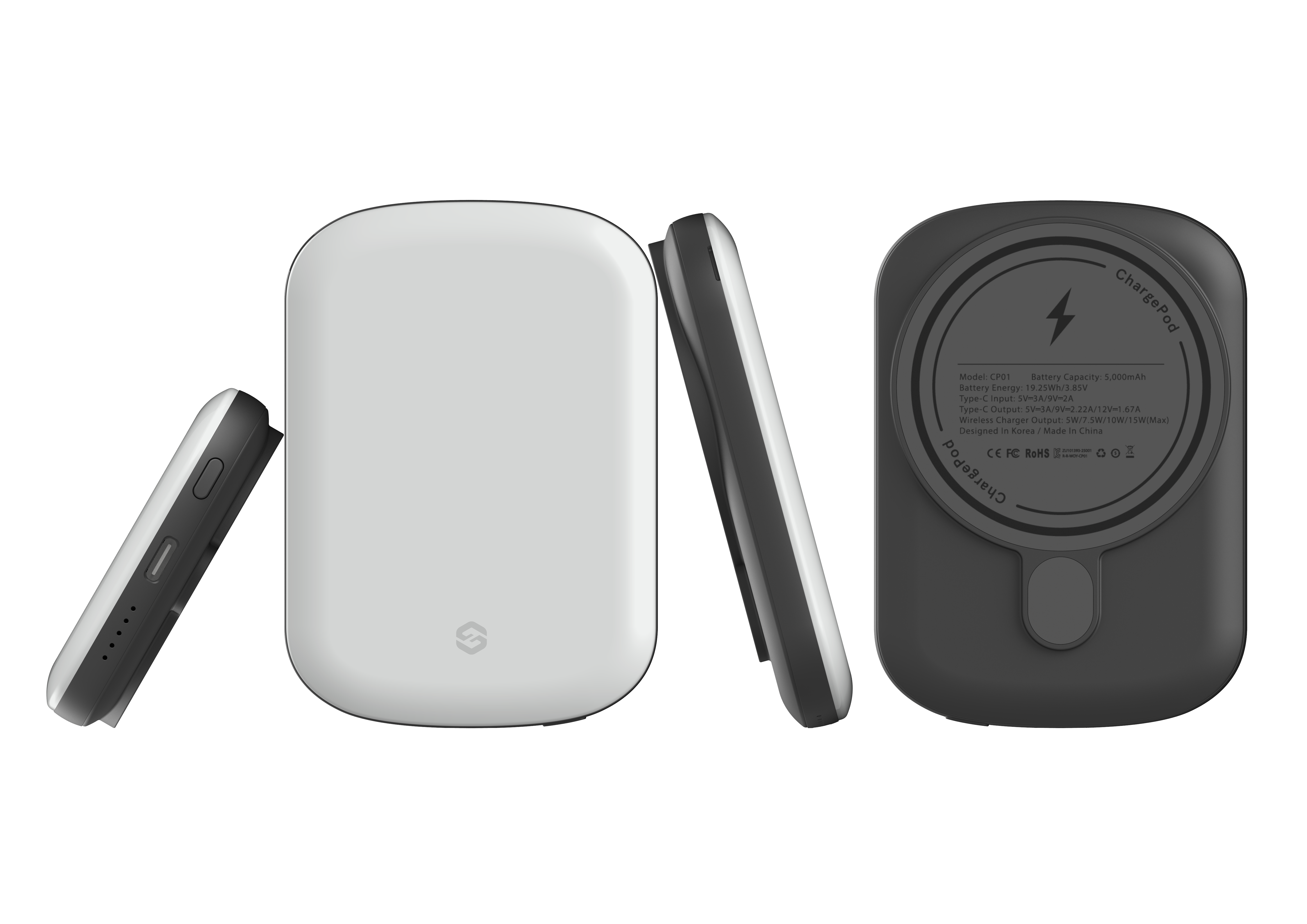Frosty White MagSafe Power Bank